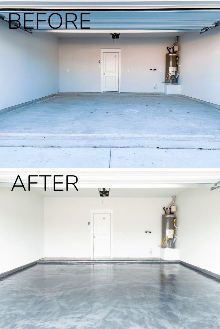 After — epoxy floor