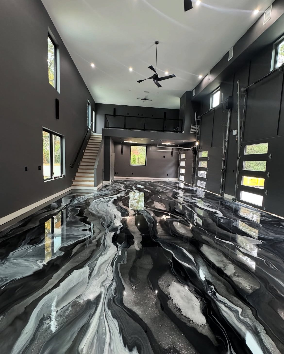 Epoxy YYC garage floor installation Calgary